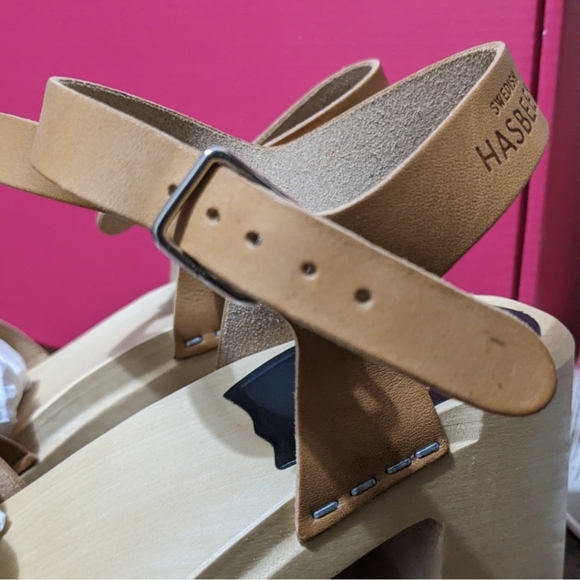 NWOT Swedish Hasbeens, Elsie, Natural, Size 7.5 - Picture 9 of 11